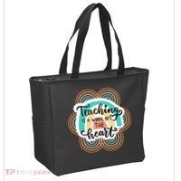 Teaching Is A Work Of The Heart Tote Bag thumb 2