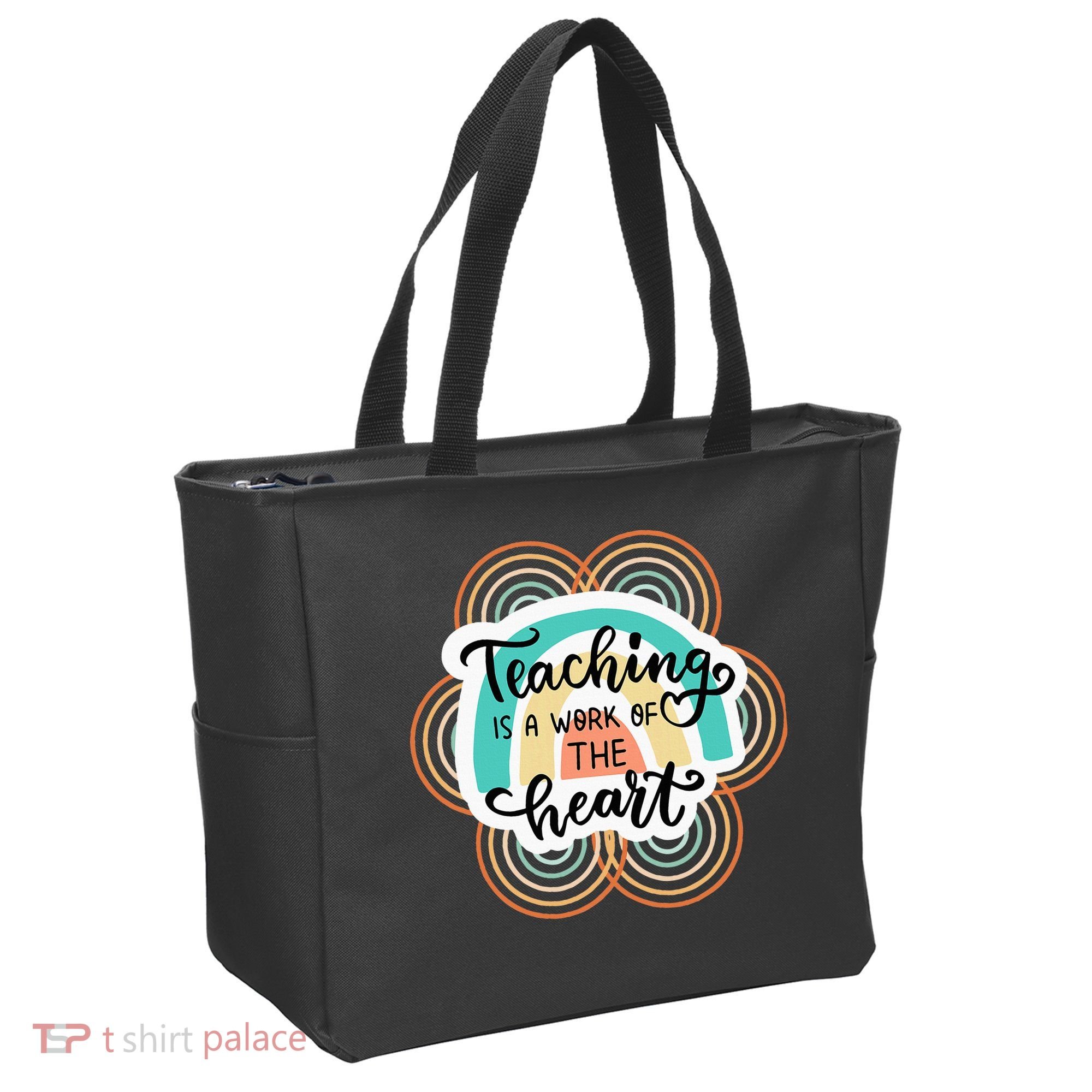 Teaching Is A Work Of The Heart Tote Bag