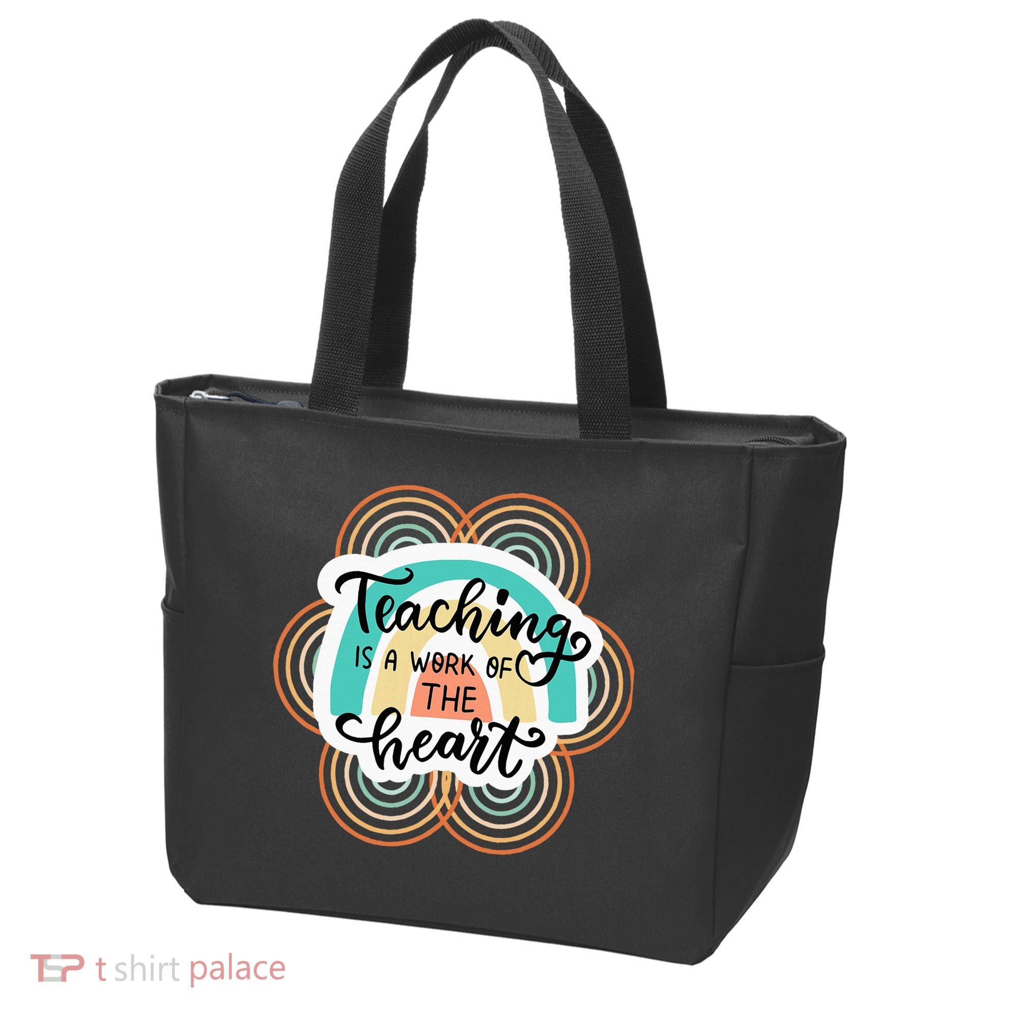 Teaching Is A Work Of The Heart Tote Bag