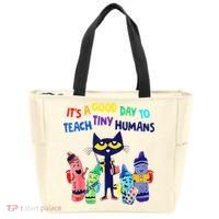 Teacher It's A Good Day To Teach Tiny Humans Tote Bag thumb 0