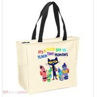 Teacher It's A Good Day To Teach Tiny Humans Tote Bag thumb 2