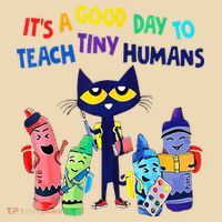 Teacher It's A Good Day To Teach Tiny Humans Tote Bag thumb 4