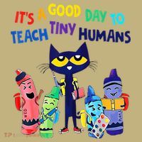 Teacher It's A Good Day To Teach Tiny Humans Long Sleeve Shirt thumb 2