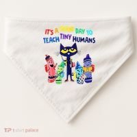 Teacher It's A Good Day To Teach Tiny Humans USA-Made Doggie Bandana thumb 0