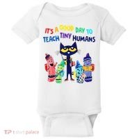 Teacher It's A Good Day To Teach Tiny Humans Baby Bodysuit thumb 0