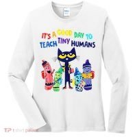 Teacher It's A Good Day To Teach Tiny Humans Women's Long Sleeve Shirt thumb 0