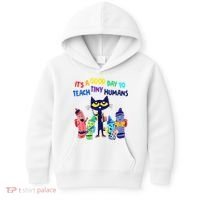 Teacher It's A Good Day To Teach Tiny Humans Kids Hoodie thumb 0