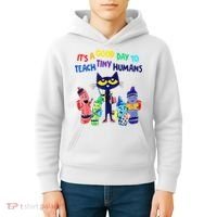 Teacher It's A Good Day To Teach Tiny Humans Kids Hoodie thumb 4