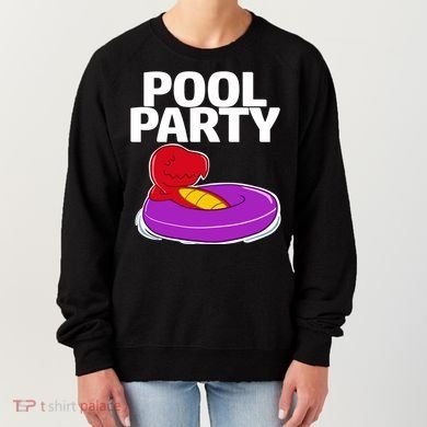 Tgiftrex In A Floater Pool Party Cool Gift Women's Sweatshirt