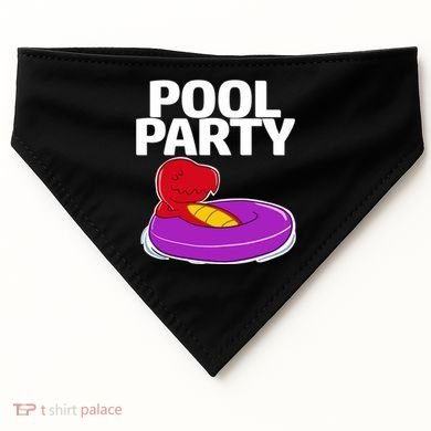 Tgiftrex In A Floater Pool Party Cool Gift USA-Made Doggie Bandana