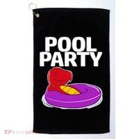 Tgiftrex In A Floater Pool Party Cool Gift Golf Towel thumb 0