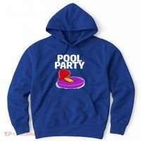 Tgiftrex In A Floater Pool Party Cool Gift Hoodie thumb 0