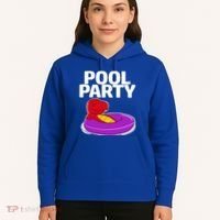 Tgiftrex In A Floater Pool Party Cool Gift Hoodie thumb 5