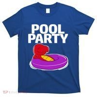 Tgiftrex In A Floater Pool Party Cool Gift T-Shirt thumb 0