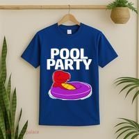 Tgiftrex In A Floater Pool Party Cool Gift T-Shirt thumb 2