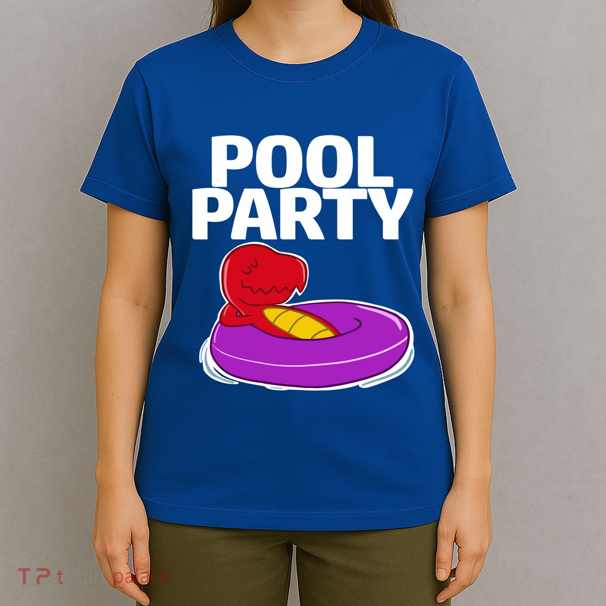 Tgiftrex In A Floater Pool Party Cool Gift T-Shirt