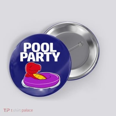 Tgiftrex In A Floater Pool Party Cool Gift Button