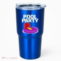 Tgiftrex In A Floater Pool Party Cool Gift Tumbler thumb 0
