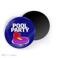 Tgiftrex In A Floater Pool Party Cool Gift Magnet thumb 0