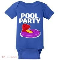 Tgiftrex In A Floater Pool Party Cool Gift Baby Bodysuit thumb 0