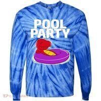 Tgiftrex In A Floater Pool Party Cool Gift Tie-Dye Long Sleeve Shirt thumb 0