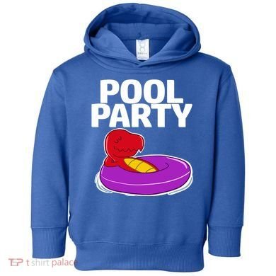 Tgiftrex In A Floater Pool Party Cool Gift Toddler Hoodie