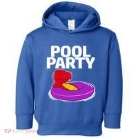 Tgiftrex In A Floater Pool Party Cool Gift Toddler Hoodie thumb 0