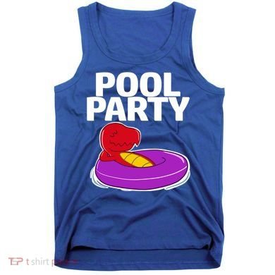Tgiftrex In A Floater Pool Party Cool Gift Tank Top