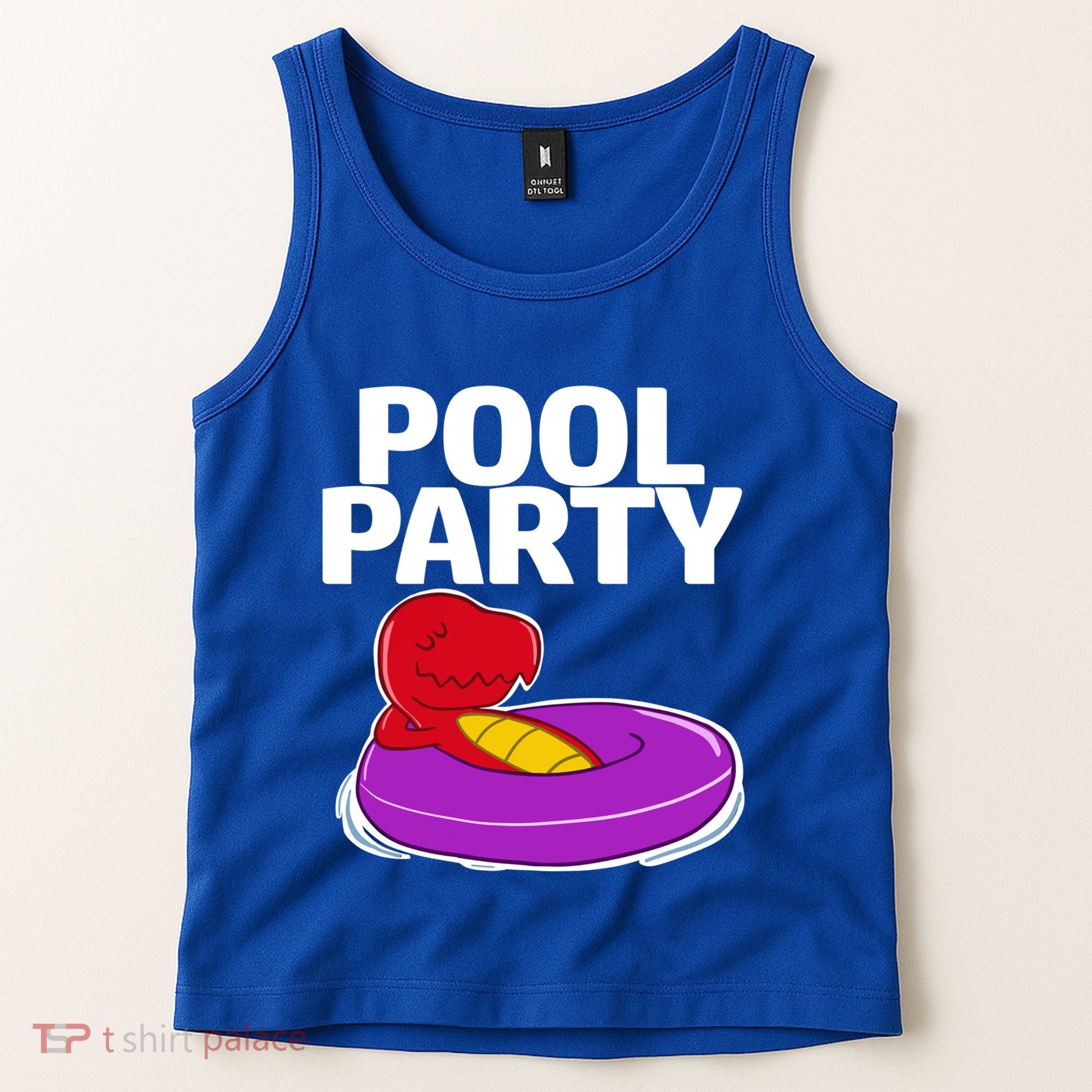Tgiftrex In A Floater Pool Party Cool Gift Tank Top