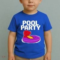 Tgiftrex In A Floater Pool Party Cool Gift Toddler T-Shirt thumb 2