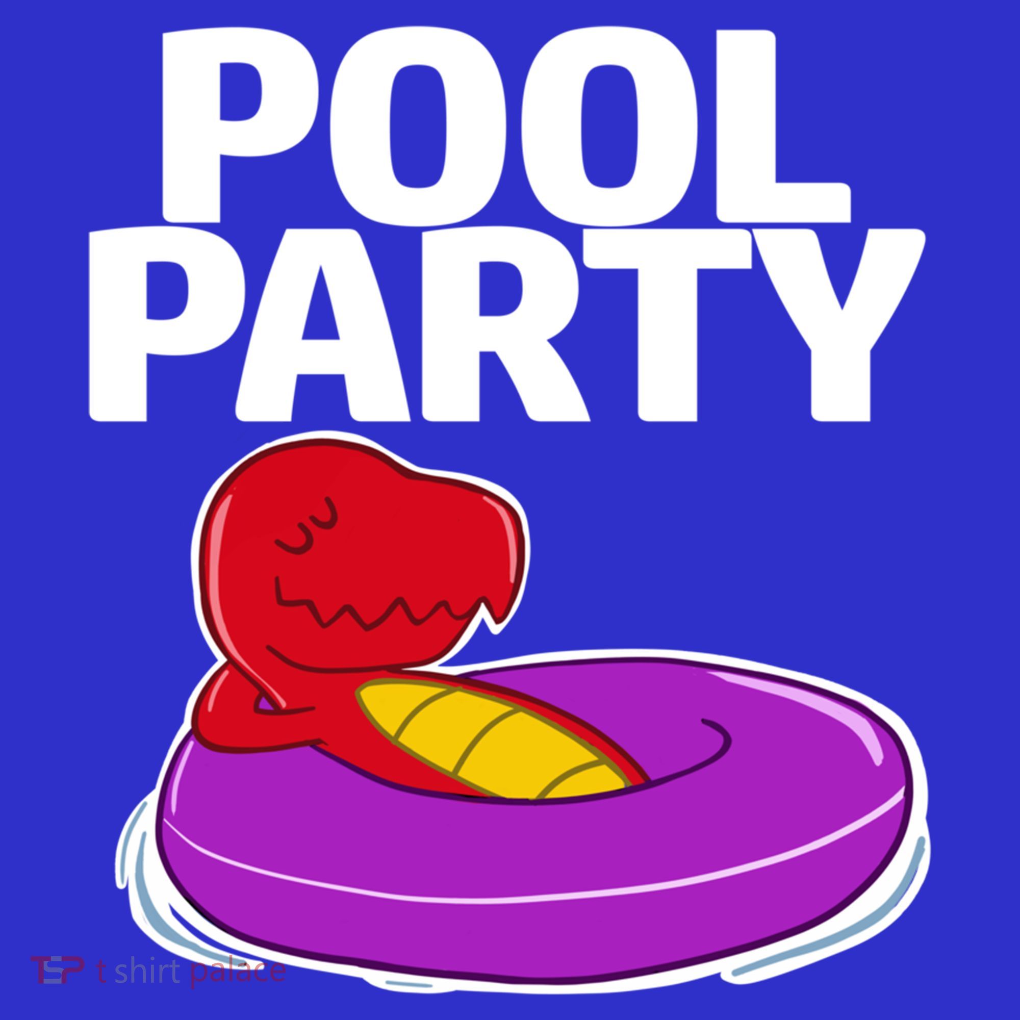 Tgiftrex In A Floater Pool Party Cool Gift Kids Sweatshirt
