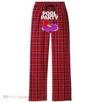 Tgiftrex In A Floater Pool Party Cool Gift Women's Flannel Plaid Pajama Pants thumb 0