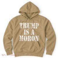 Trump Is A Moron Antitrump Dumb Stupid Idiot Hoodie thumb 0