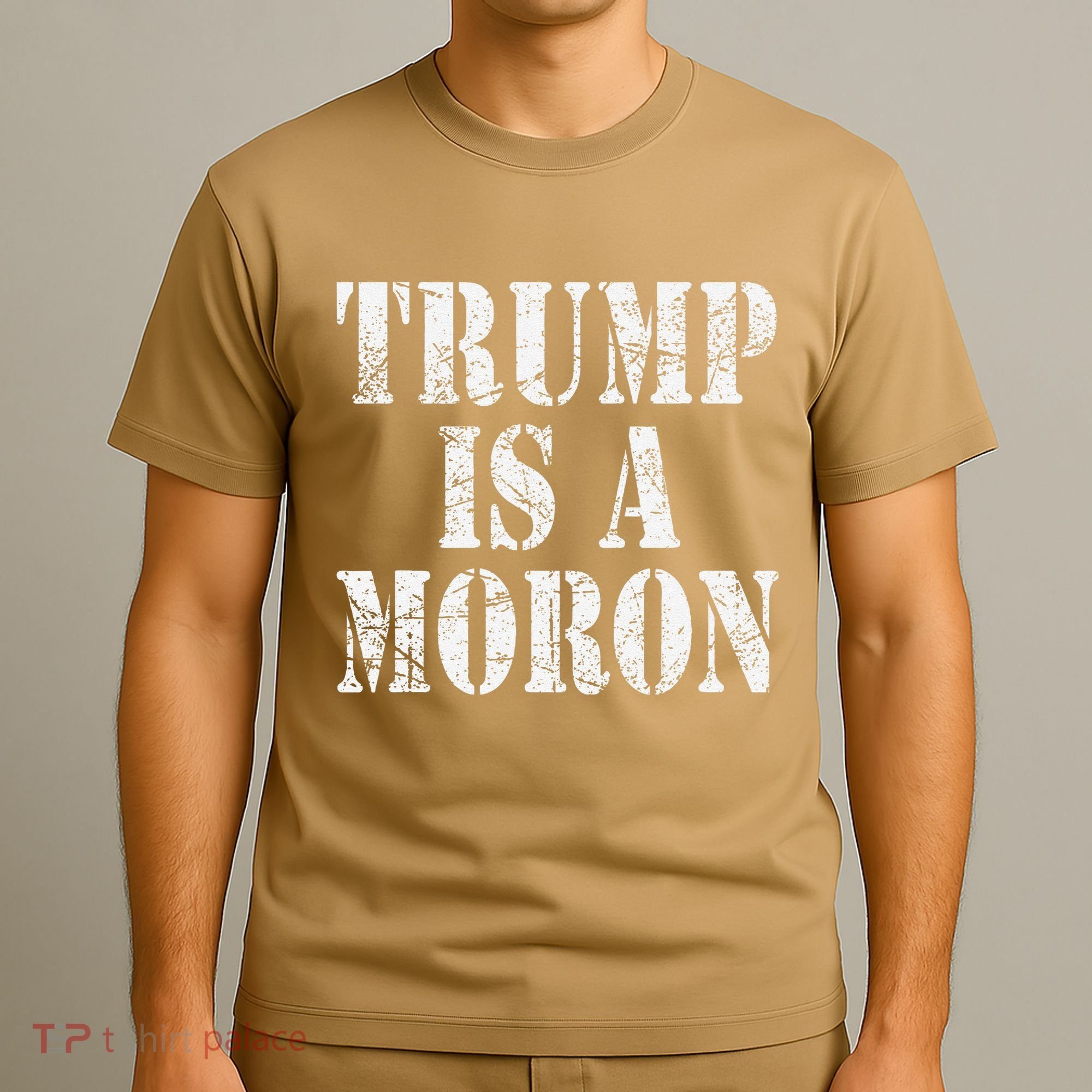 Trump Is A Moron Antitrump Dumb Stupid Idiot T-Shirt