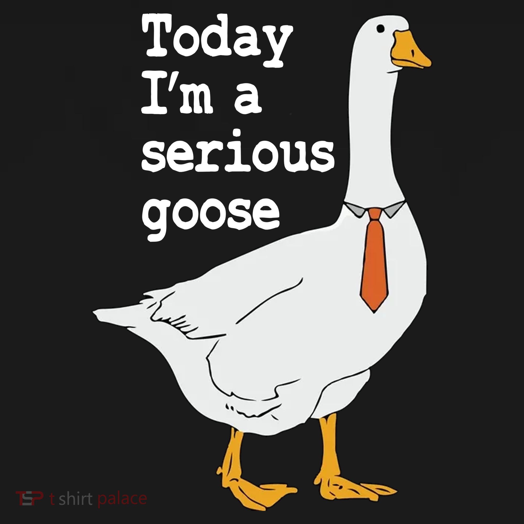 Today Im A Serious Goose Silly Humor Ornament