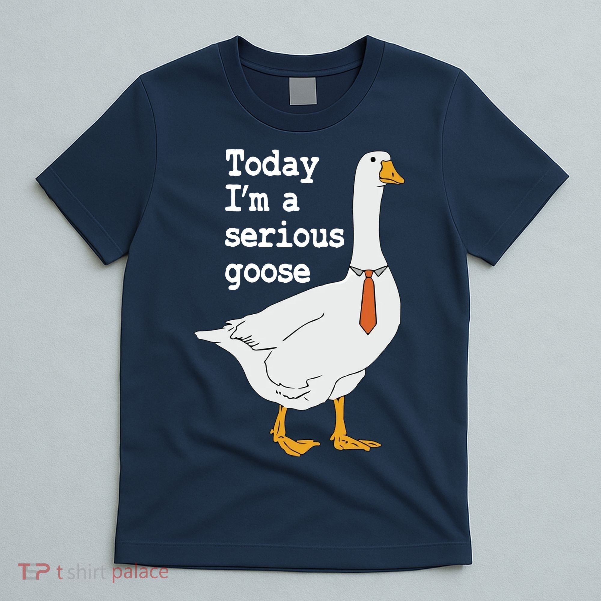 Today Im A Serious Goose Silly Humor T-Shirt