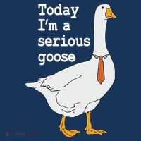 Today Im A Serious Goose Silly Humor Coaster thumb 2
