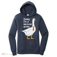 Today Im A Serious Goose Silly Humor Women's Hoodie thumb 0