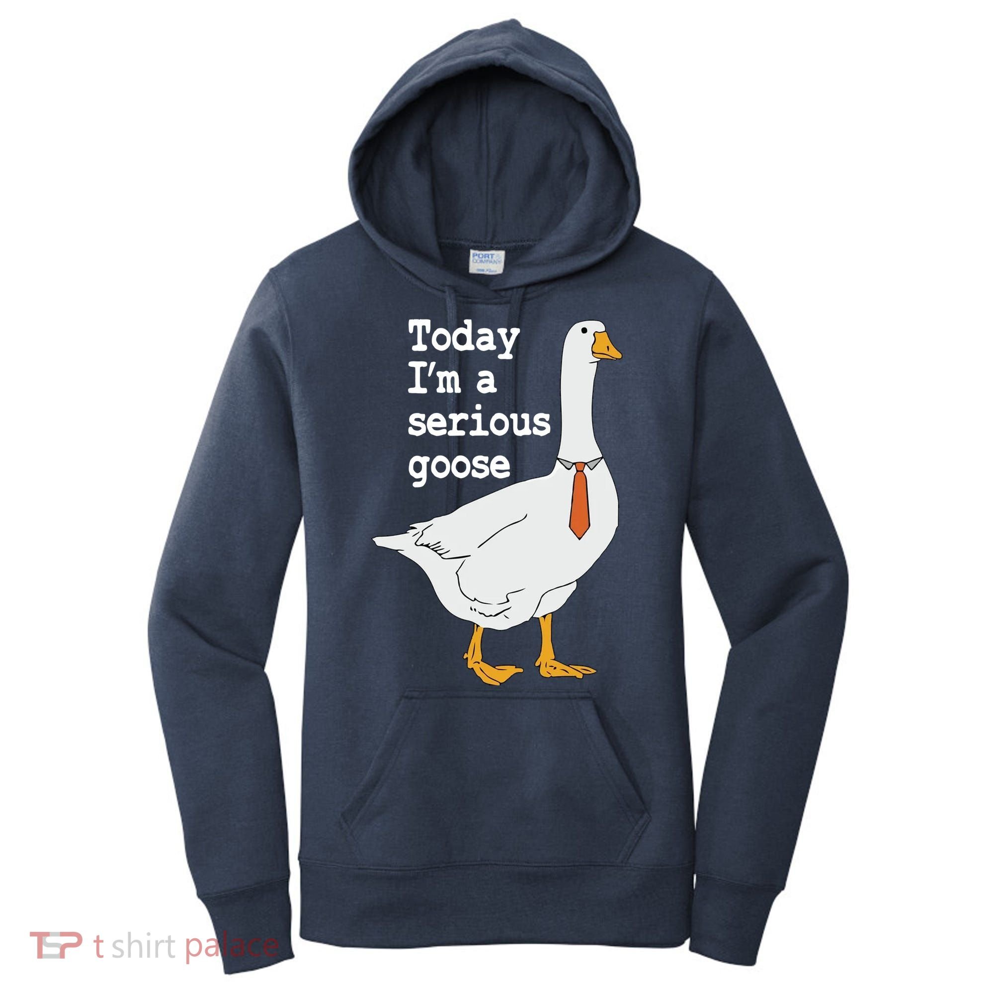 Today Im A Serious Goose Silly Humor Women's Hoodie