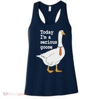 Today Im A Serious Goose Silly Humor Women's Tank Top thumb 0