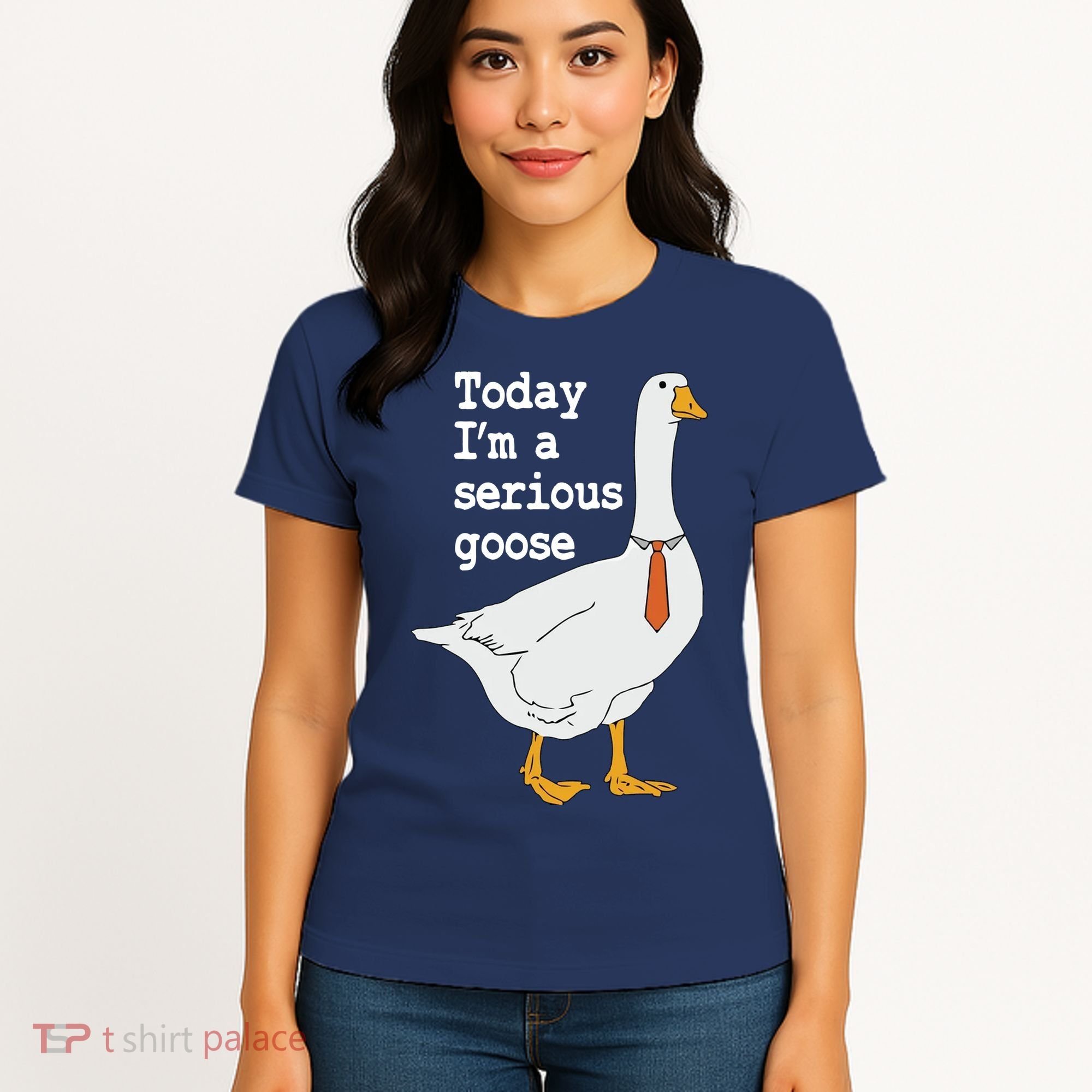 Today Im A Serious Goose Silly Humor Women's T-Shirt