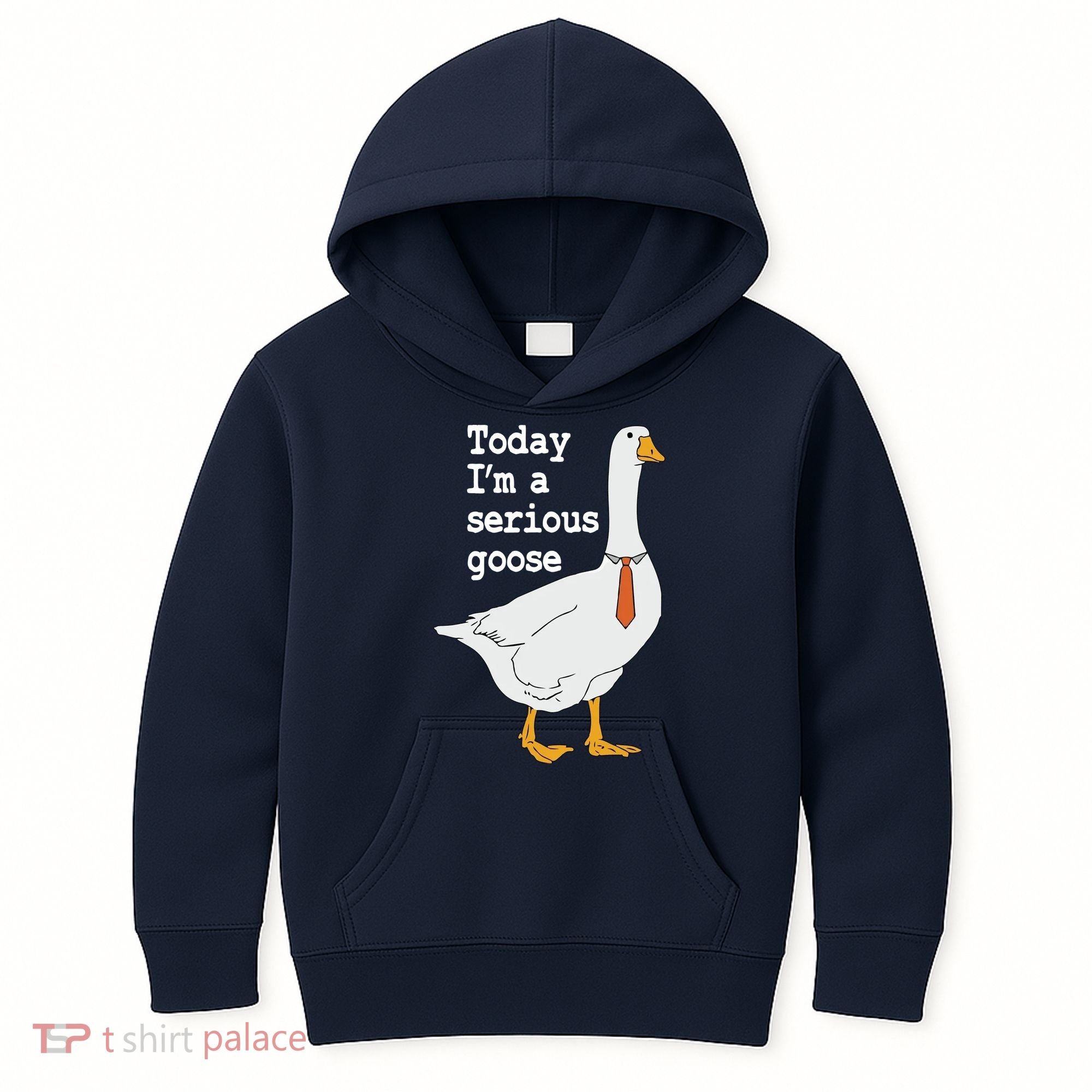 Today Im A Serious Goose Silly Humor Kids Hoodie
