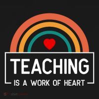 Teaching Is A Work Of Heart Rainbow Doggie Tank thumb 4
