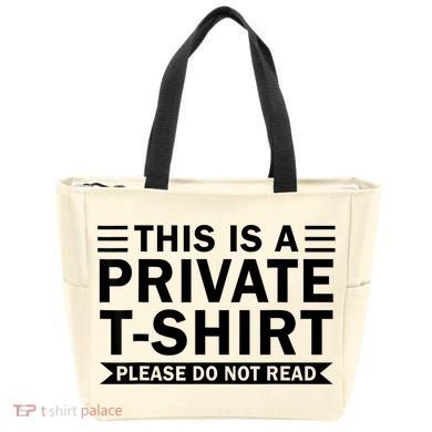 This Is A Private Please Do Not Read Tote Bag