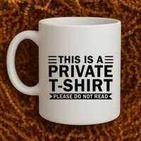 This Is A Private Please Do Not Read Coffee Mug thumb 2