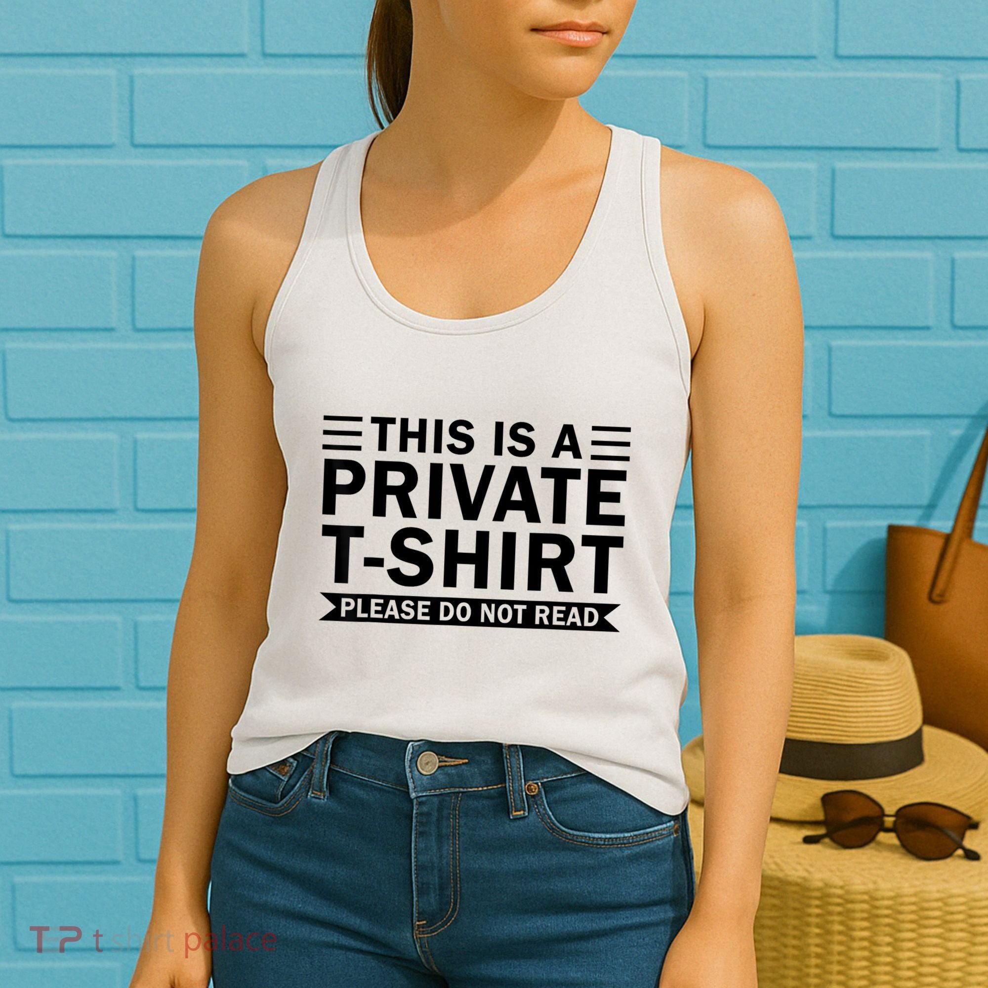 This Is A Private Please Do Not Read Women's Tank Top