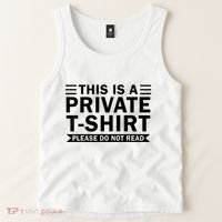 This Is A Private Please Do Not Read Tank Top thumb 2