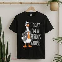 Today IM A Serious Goose Wear Glasses Vest T-Shirt thumb 2