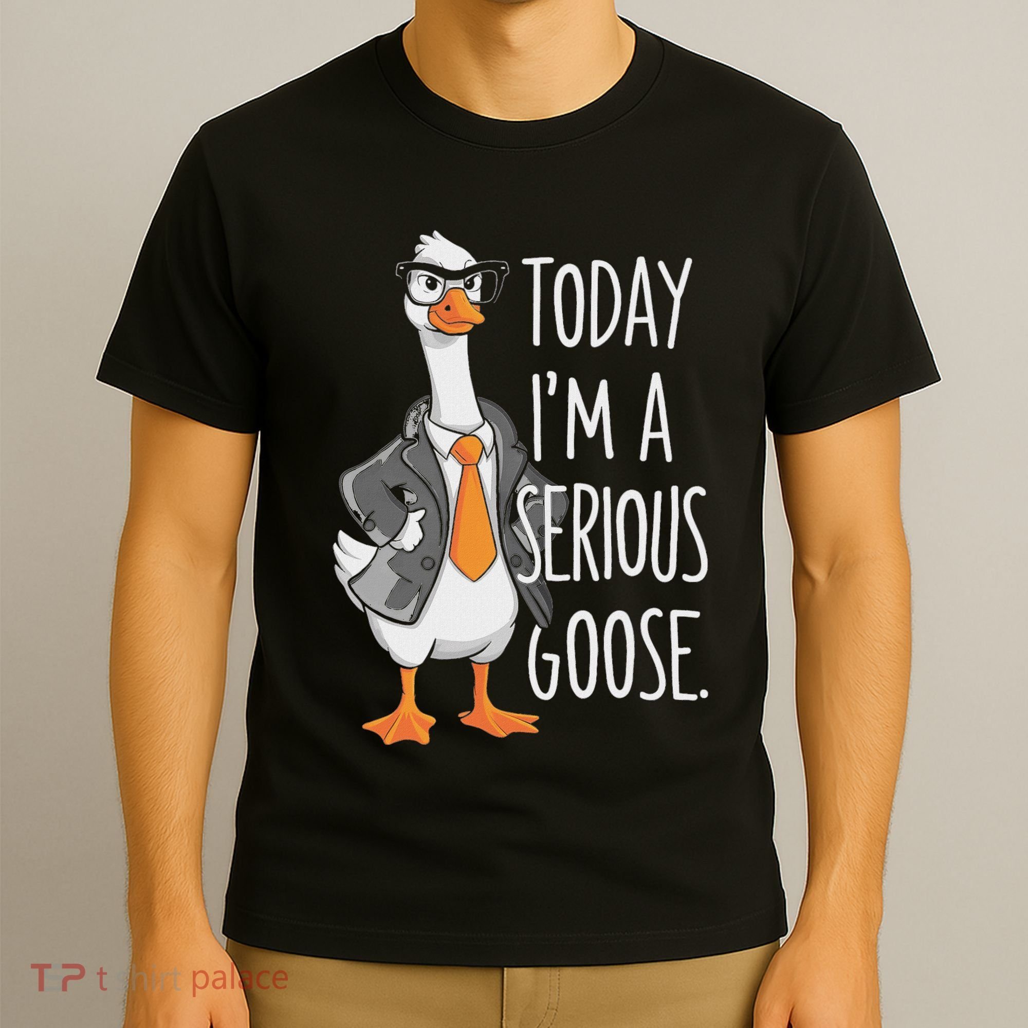Today IM A Serious Goose Wear Glasses Vest T-Shirt
