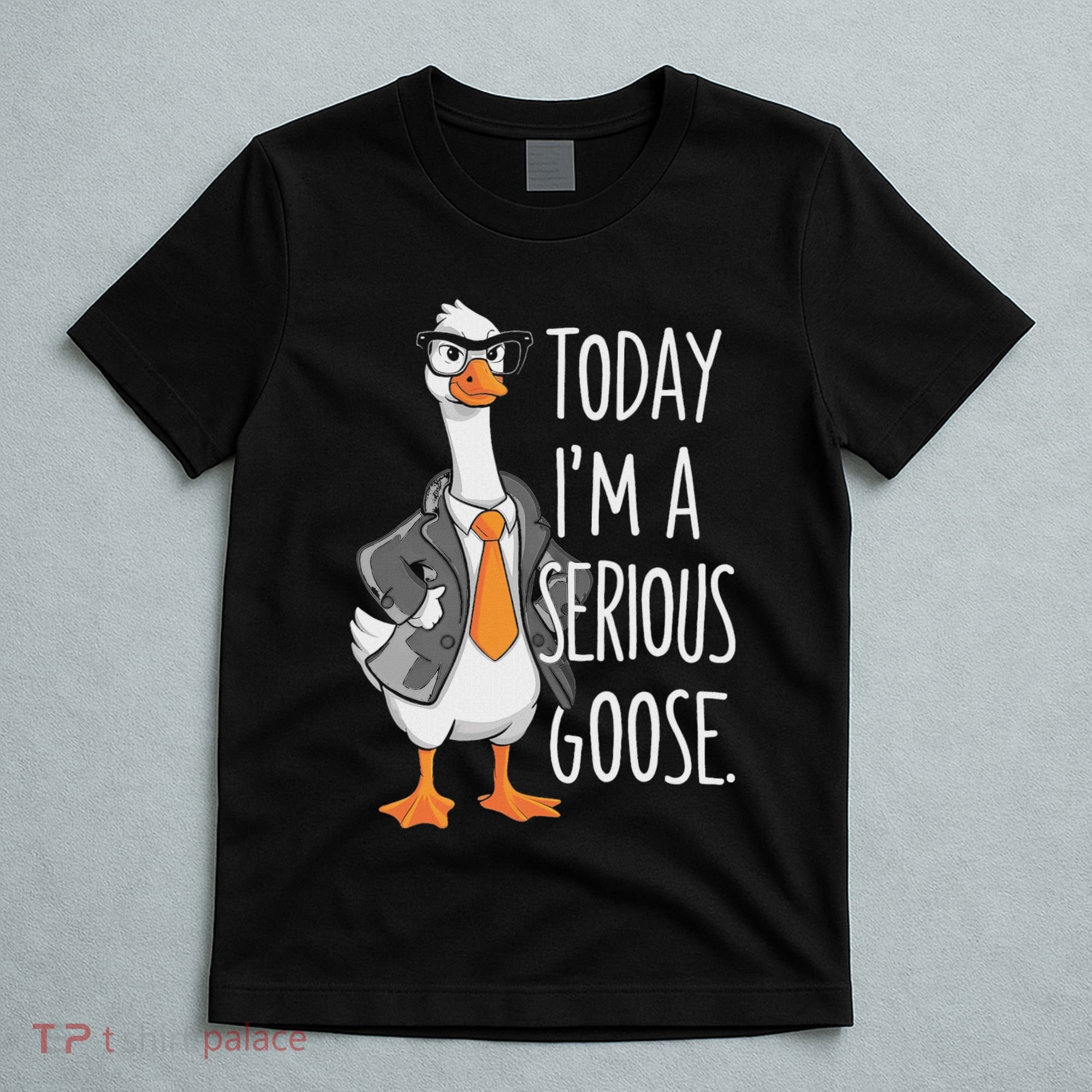 Today IM A Serious Goose Wear Glasses Vest T-Shirt